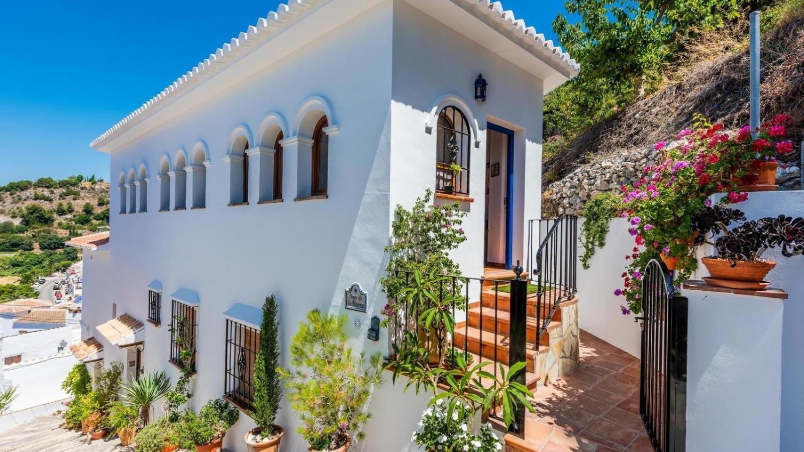 Casa Arcos De Almona Frigiliana By Ruralidays Villa Buitenkant foto