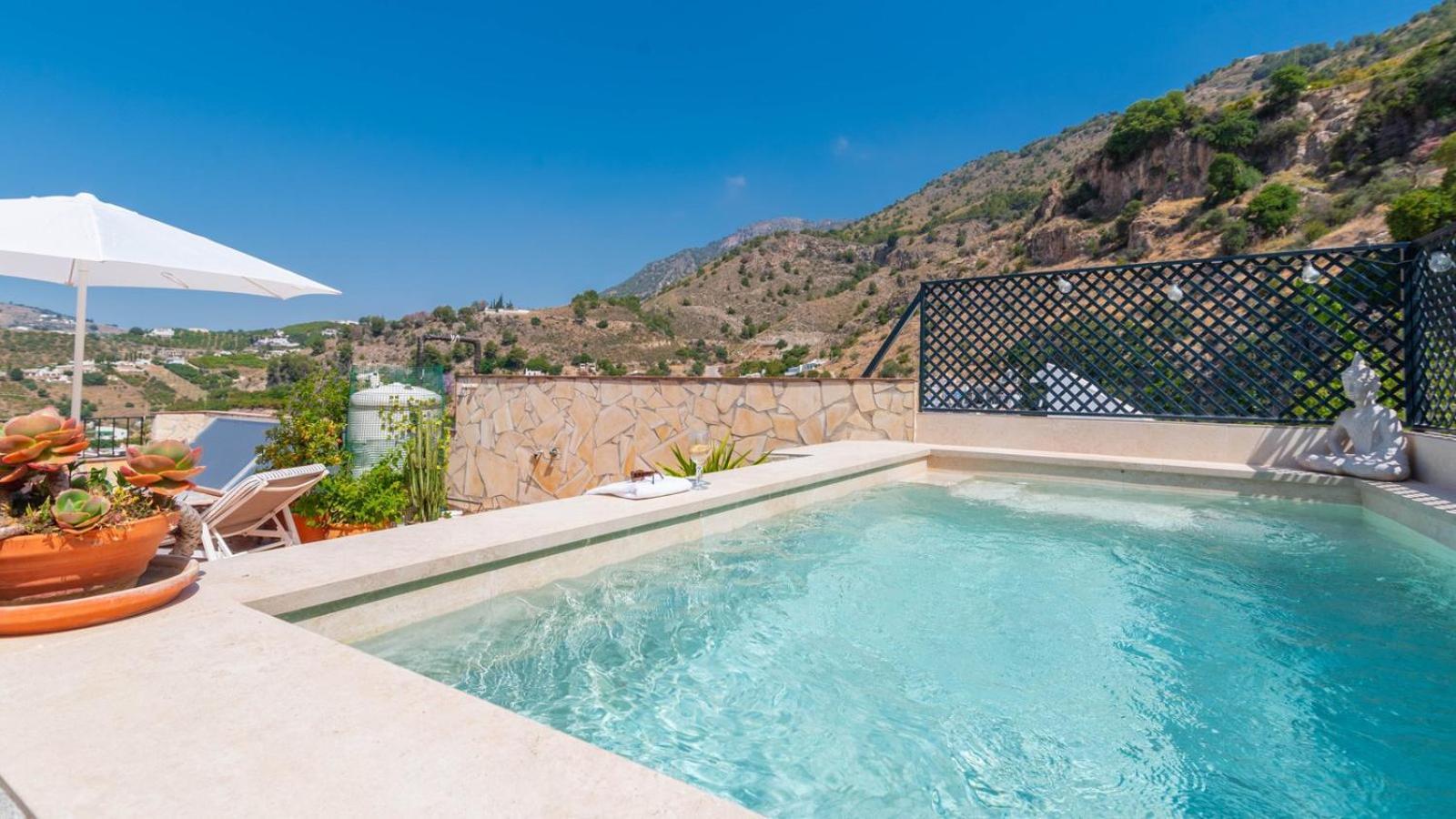 Casa Arcos De Almona Frigiliana By Ruralidays Villa Buitenkant foto