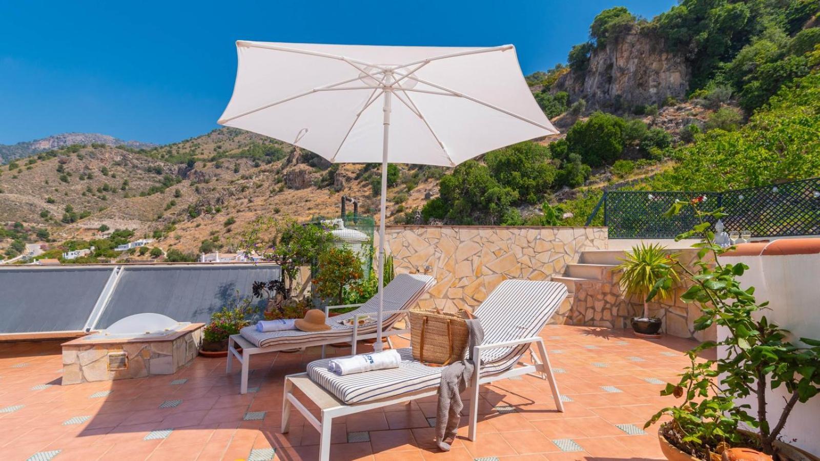 Casa Arcos De Almona Frigiliana By Ruralidays Villa Buitenkant foto