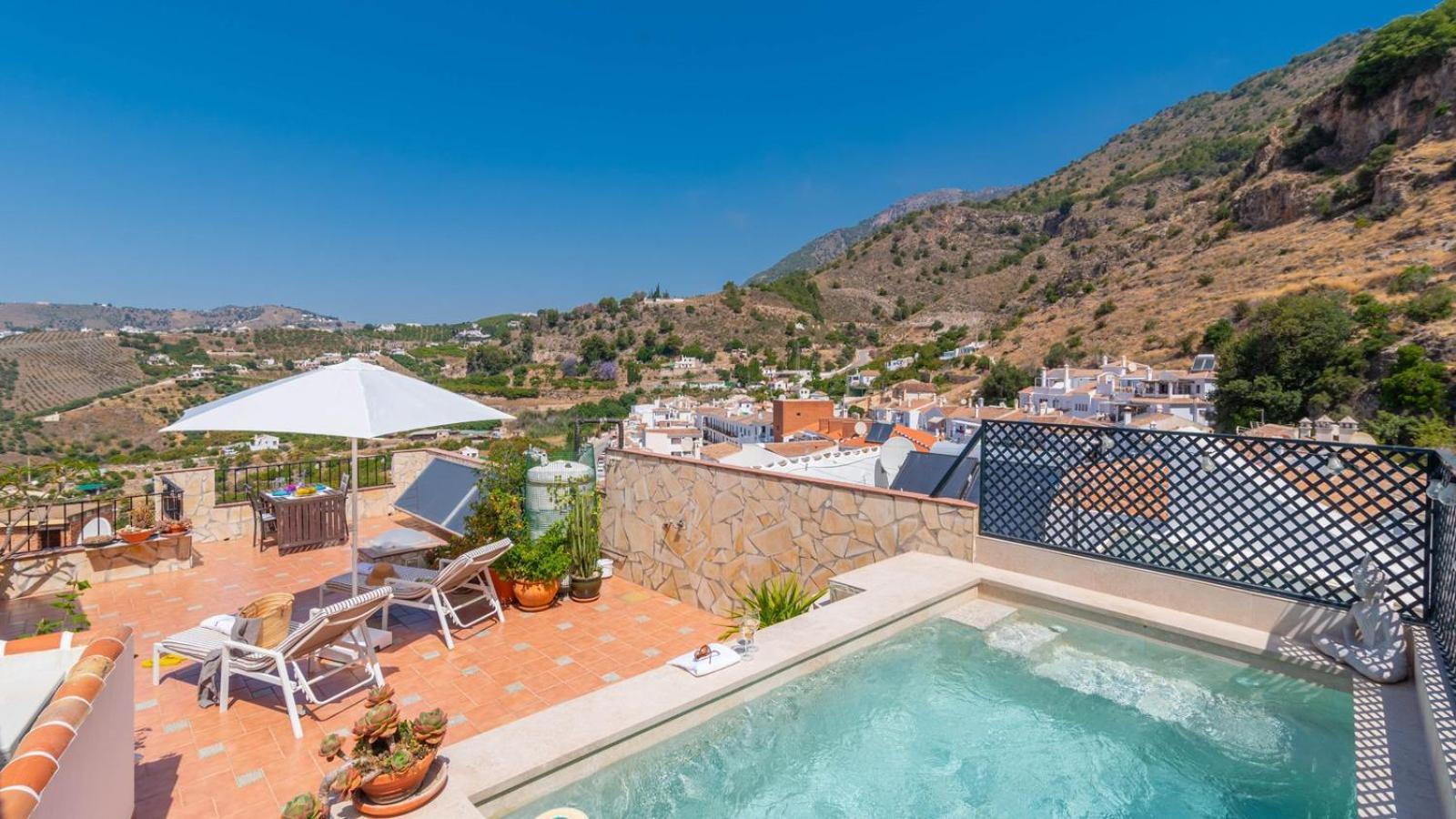 Casa Arcos De Almona Frigiliana By Ruralidays Villa Buitenkant foto