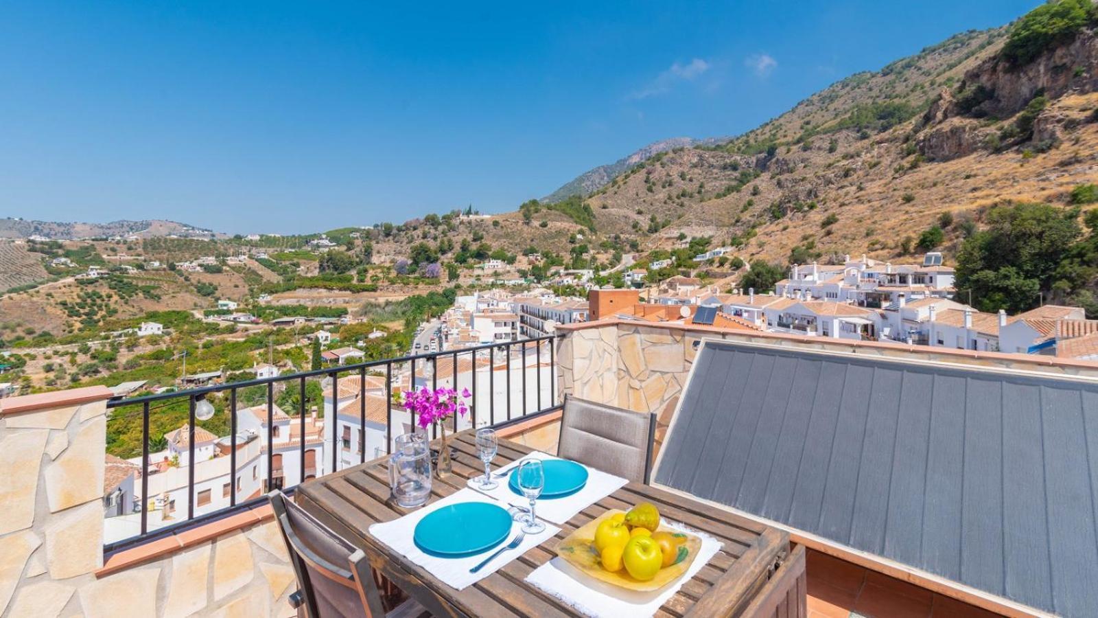 Casa Arcos De Almona Frigiliana By Ruralidays Villa Buitenkant foto