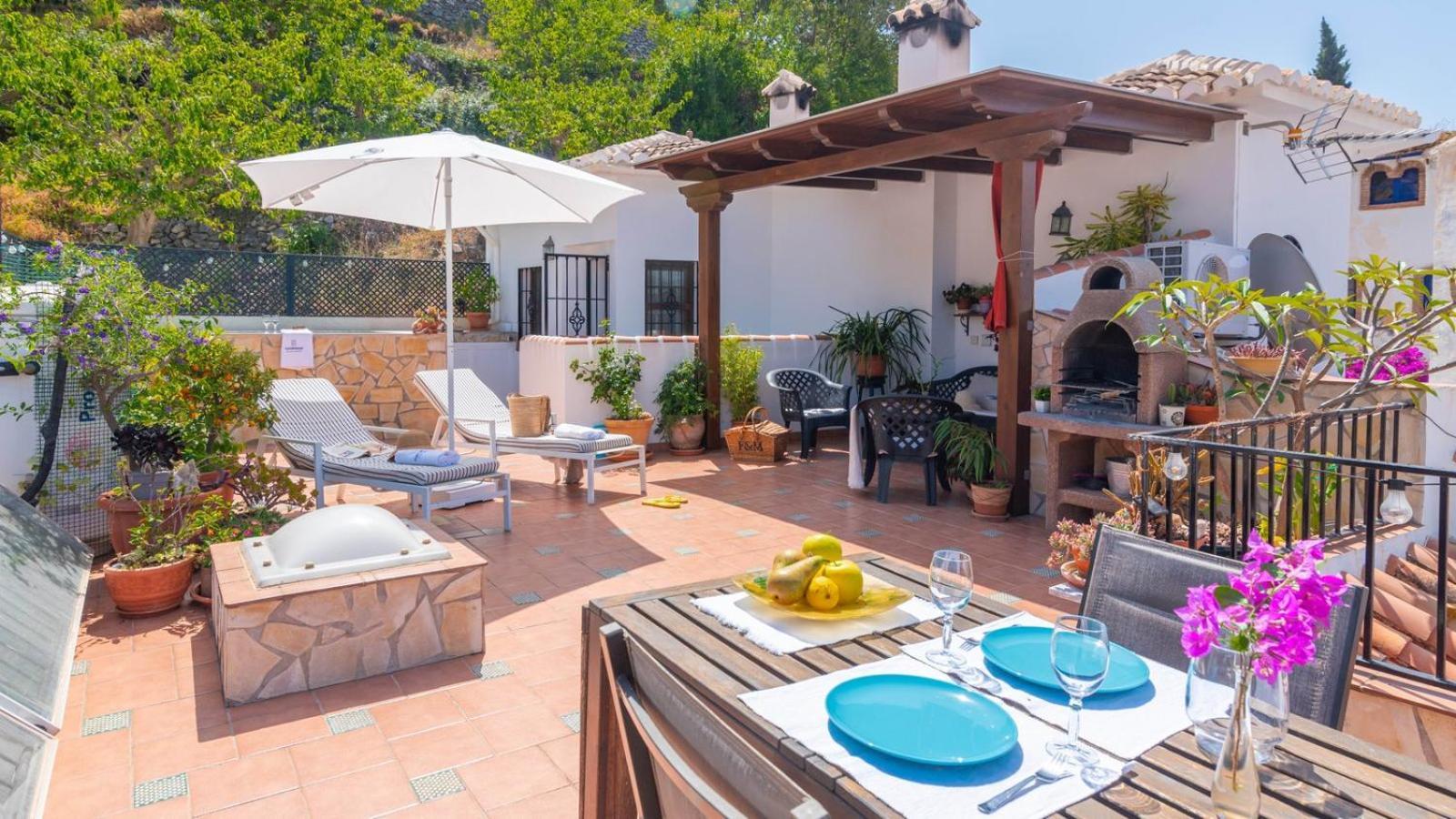 Casa Arcos De Almona Frigiliana By Ruralidays Villa Buitenkant foto